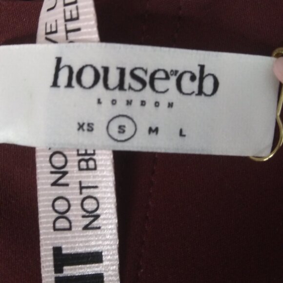 NWT House of CB London Satin Gathered Corset Reva Dress size small very sexy - Picture 5 of 16